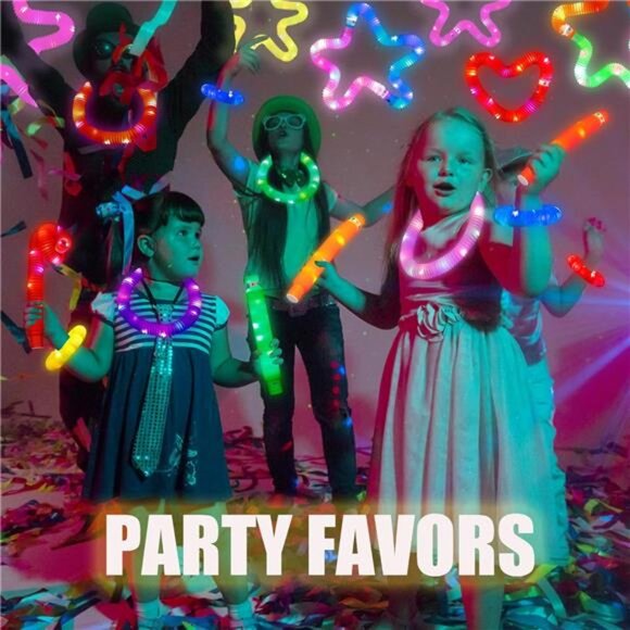 15 PCS Glow Sticks, Glow in The Dark Party Supplies, Bulk Light Up Party Favors - Picture 3 of 7